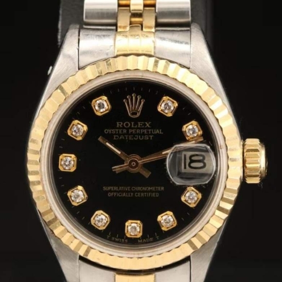 1977 Rolex Oyster Perpetual Diamond Dial Wristwatch main image 7